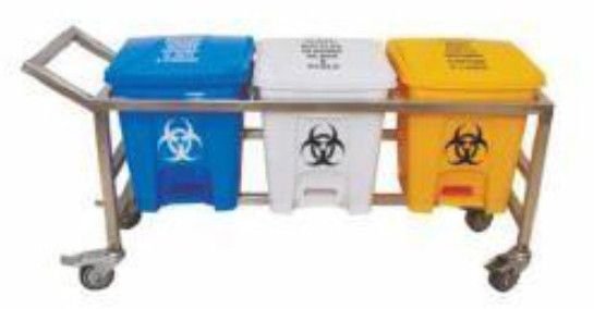 Biomedical Waste Segregation Trolley