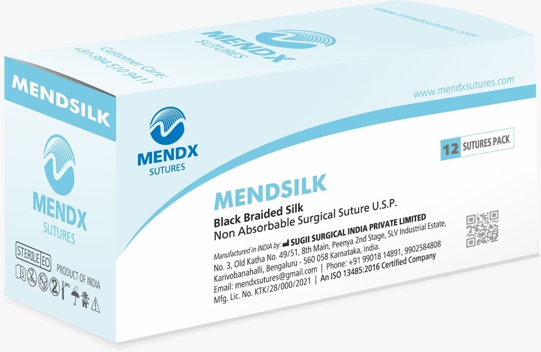 Braided Silk Non Absorbable Surgical Suture