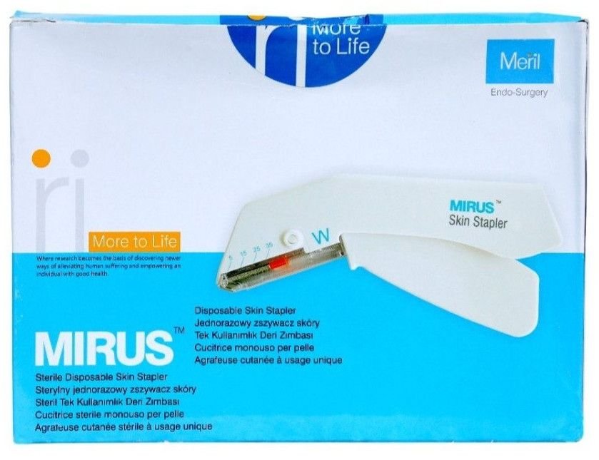 Mirus Disposable Sterile Skin Stapler