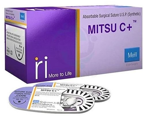Synthetic Absorbable Polyglactin Surgical Suture