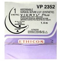Synthetic Absorbable Vicryl Polyglactin Suture