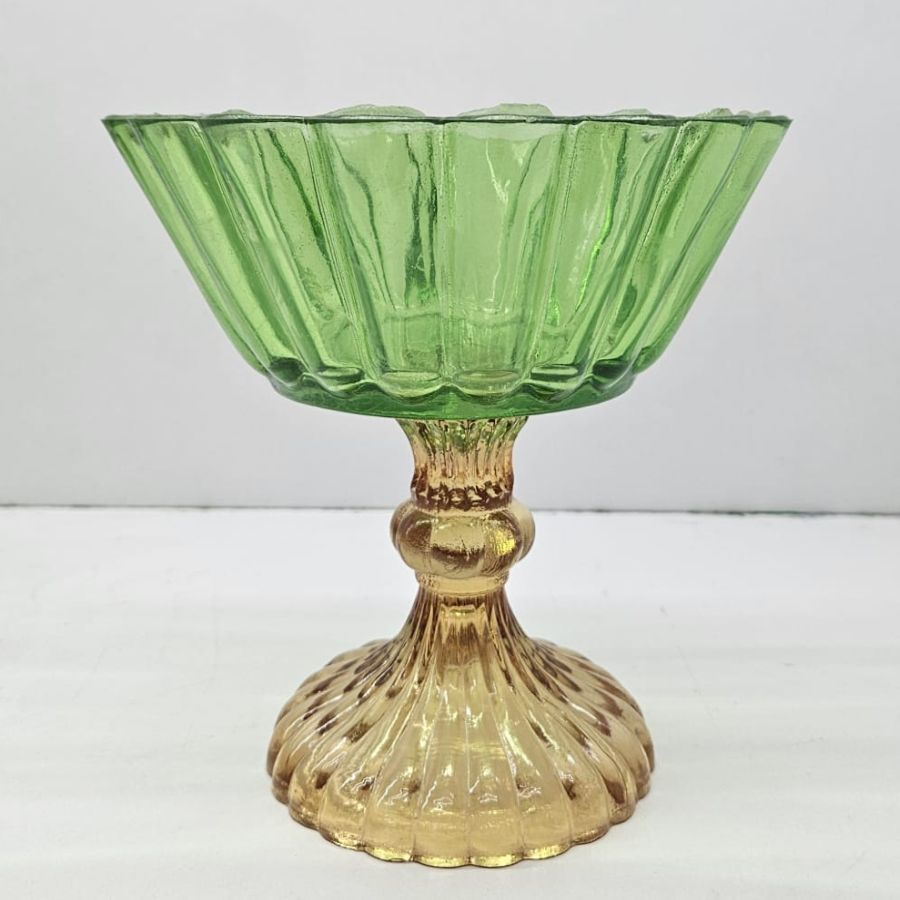 Green Glass Bowl