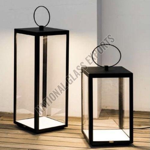 Rectangle Glass Lantern