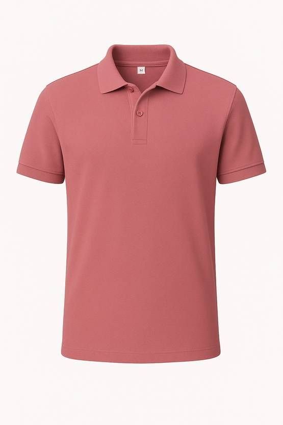 Multicolor Polo Collar T-shirt