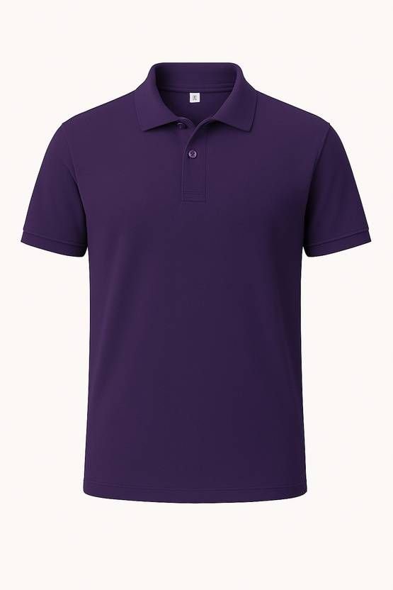 Multicolor Polo Collar T-shirt
