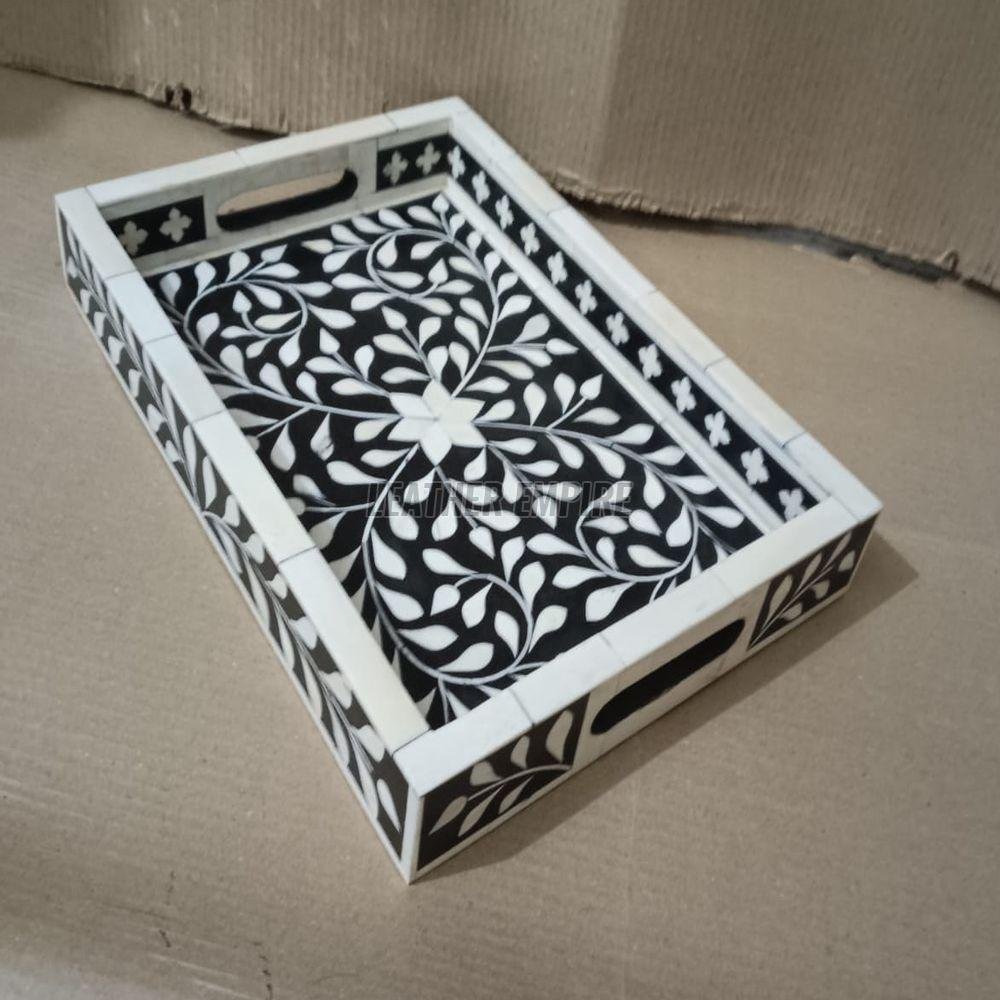 Bone Inlay Serving Tray