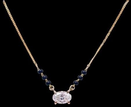 Diamond Mangalsutra Pendant