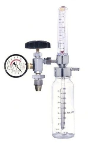 Oxygen Flowmeter with Humidifier Bottle