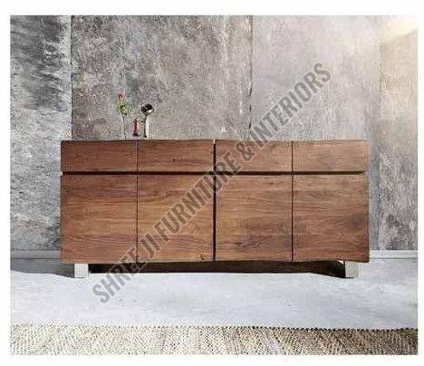 4 Door Pi Oak Sideboard Cabinet