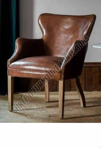 Single Leather Eye Lounge Chair