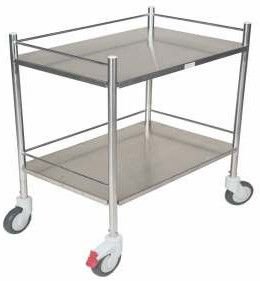 SS Shelves Instrument Trolley