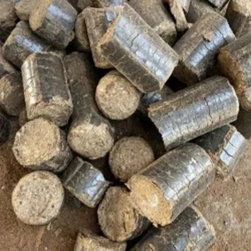 90mm Groundnut Shell Biomass Briquettes