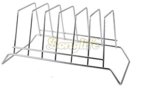 Rectangular Free Standing Stainless Steel Plate Rack