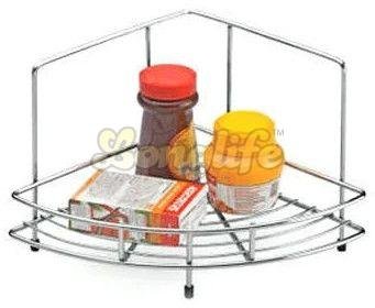Stone Stainless Steel Kitchen Corner Shelf