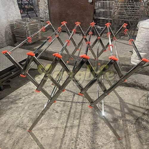 Zig Zag Stainless Steel Regular Cloth Drying Stand