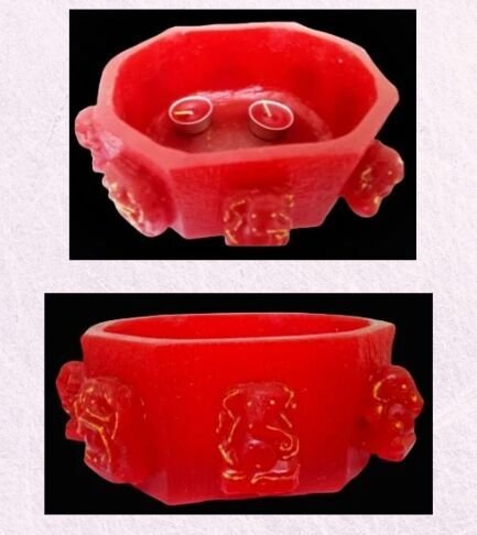 Ashtavinayak Hurricane Tealight Candle Holder