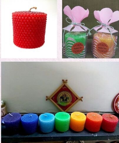 Pearl Pillar Candle
