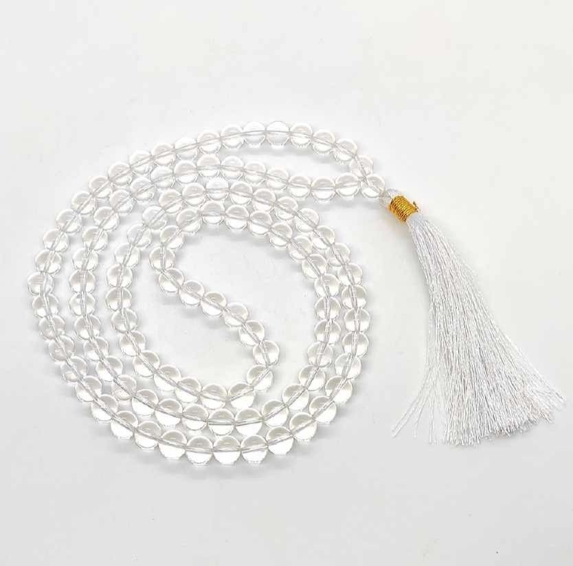 Clear Quartz Mala