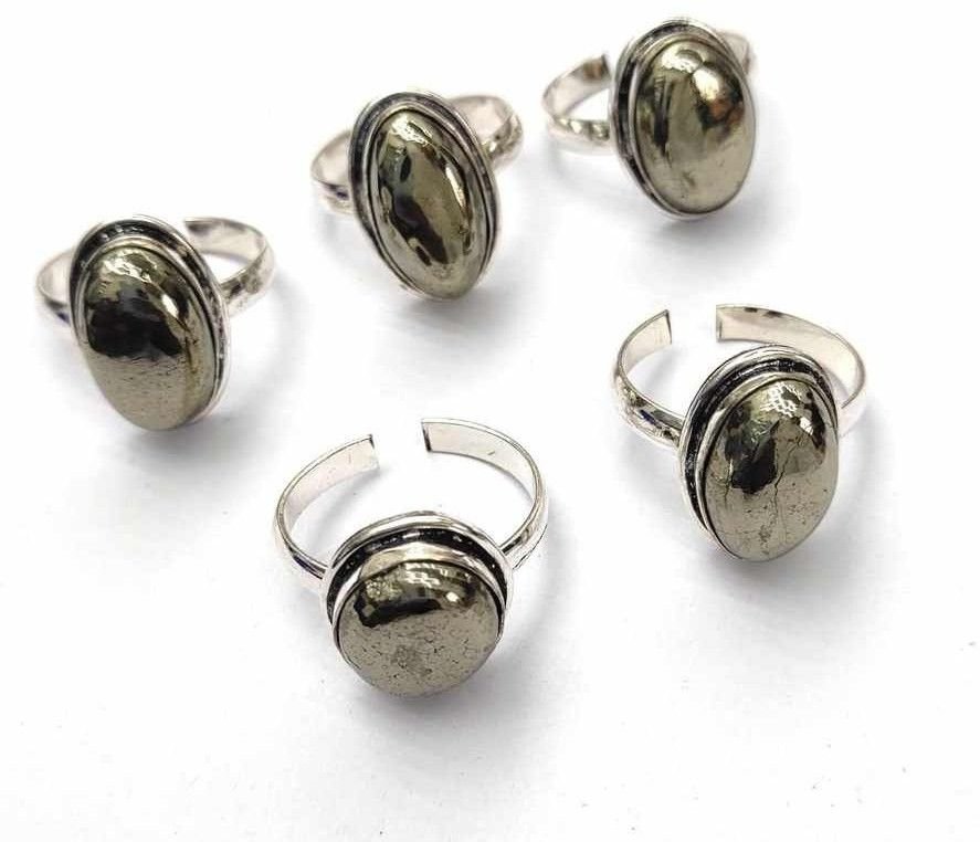 Pyrite Natural Polished Ring