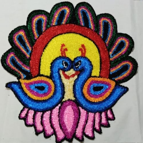 Handmade Decorative Woolen Rangoli