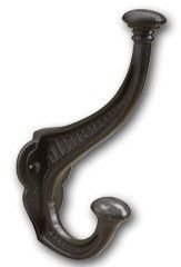 Designer Black Cast Iron Cloth Hook