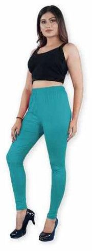 Aqua Green Viscose Lycra Ankle Legging Aqua Green Viscose Lycra Ankle Legging