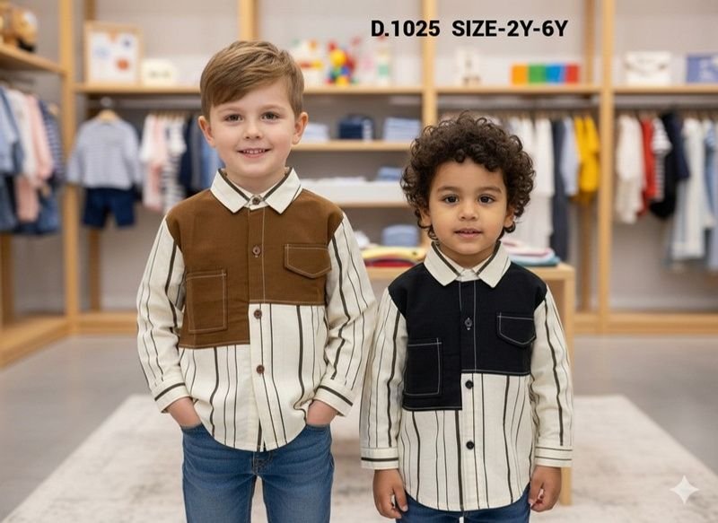 Printed Full Sleeve Boys Shirt