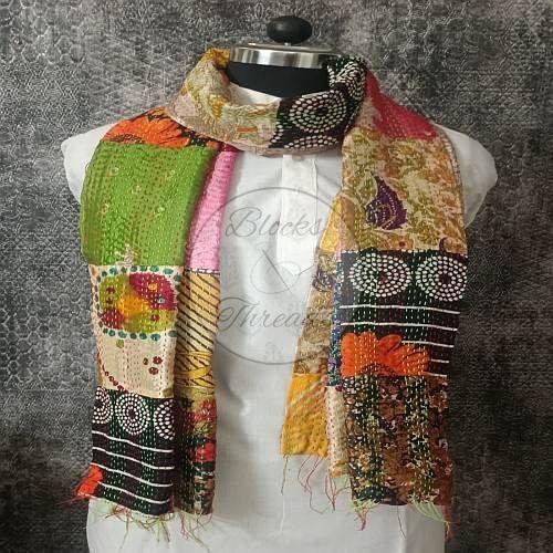 Reversible Urban Patch Stole