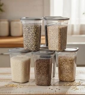 1200 Ml Plastic Kitchen Storage Container