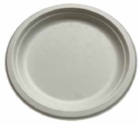 10 Inch Round Sugarcane Bagasse Biodegradable Disposable Plate