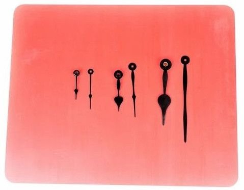 Black Decorative Wall Clock Hand