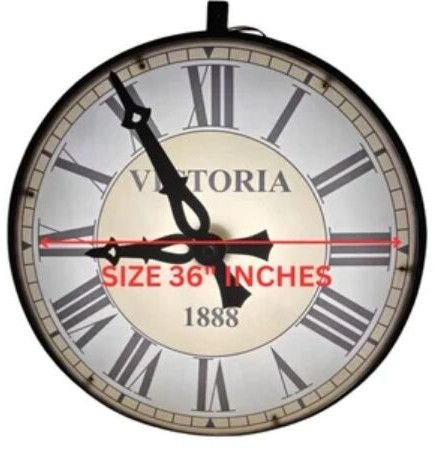 Two Sided Jumbo Outdoor Display Clock