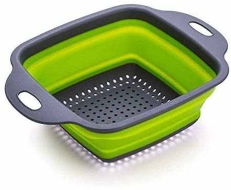 Plastic Silicone Folding Basket Strainer