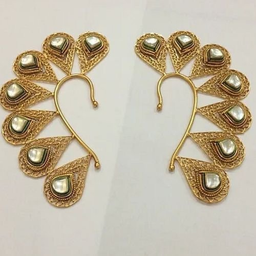 Party Wear Golden Imitation Ear Cuff