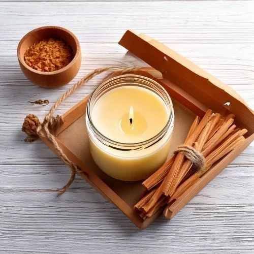 Soy Wax Sandalwood Candle