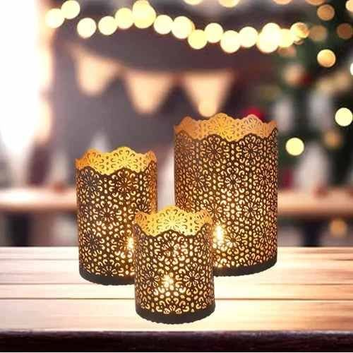 Tea Light Iron Candle