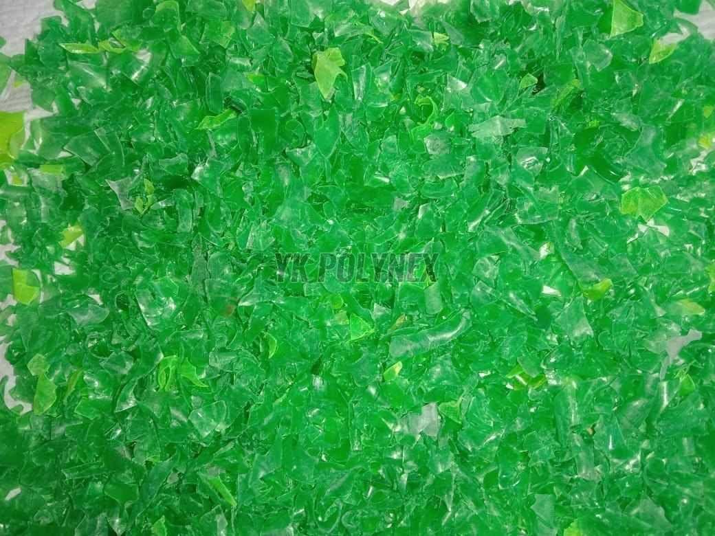 Green PET Bottle Flake