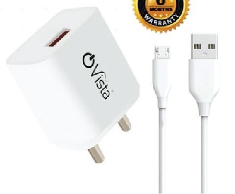 Ovista 2.1 A Mobile Charger with Detachable Micro USB Cable