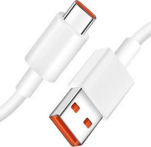 White USB Type C Fast Charging Data Cable