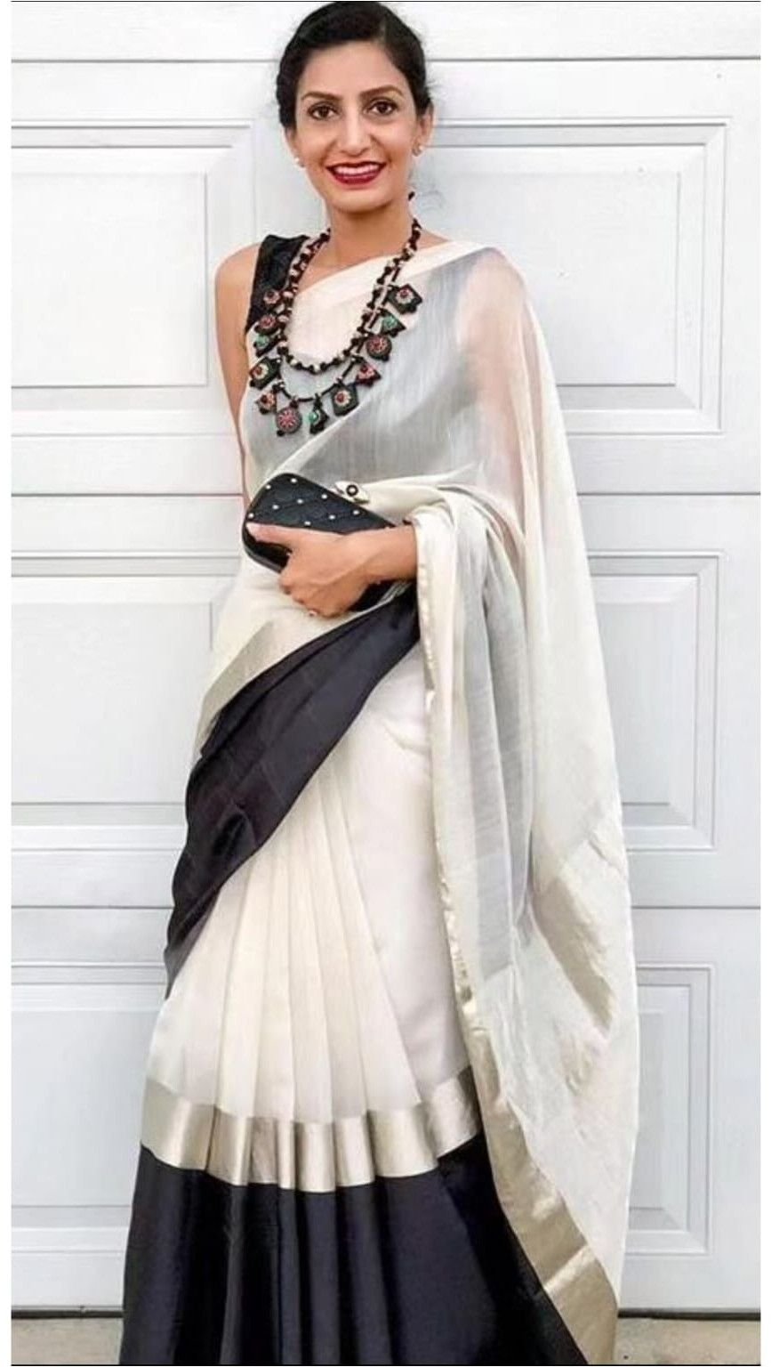 Handloom Mashroom Border Raw Mango Pattu Soft Silk Sarees