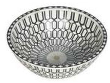 14 Inch Bone Inlay Serving Bowl