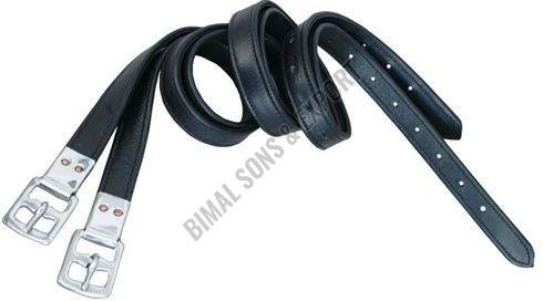 Black Leather Horse Saddle Girth