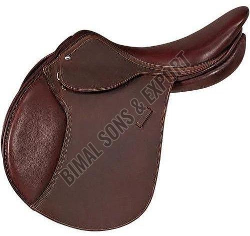 Brown Leather Horse Riding Saddle