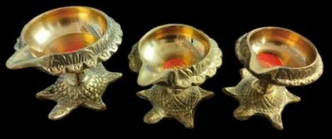 Antique Kachua Brass Diya
