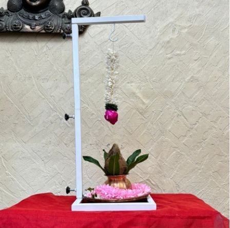 Decorative Metal Kalash Navratri Stand