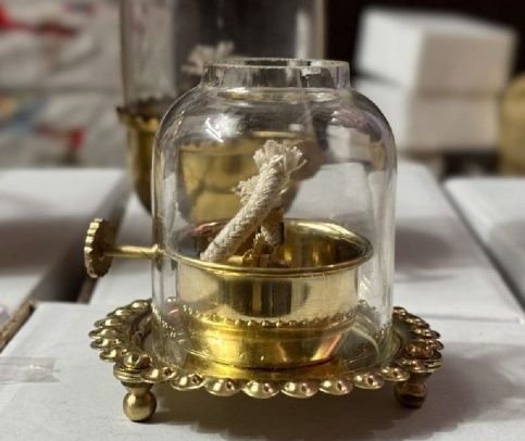 Glass Borosilicate Akhand Diya