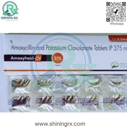 Amoxycillin and Potassium Clavulanate 375mg Tablets