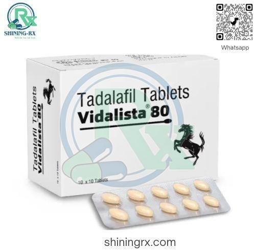 Vidalista Tadalafil 80mg Tablets