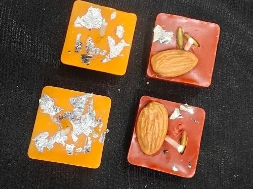 Diwali Mithai Square Gel Candle