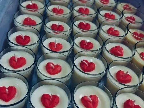 Heart Glow Soy Jar Candle